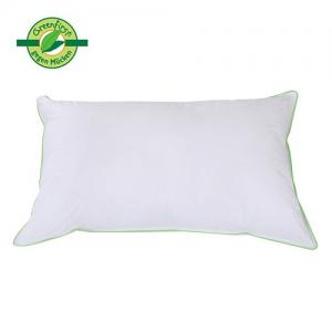 Luxury Green First Cotton Cover Pillow With Polyester Filling (anti-bacterail and natural)