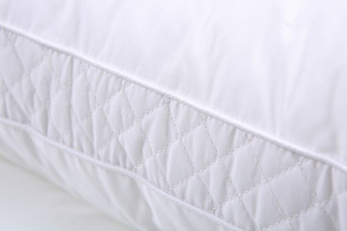 Premium Cotton Cover Pillow With Polyester Filling And Gusset